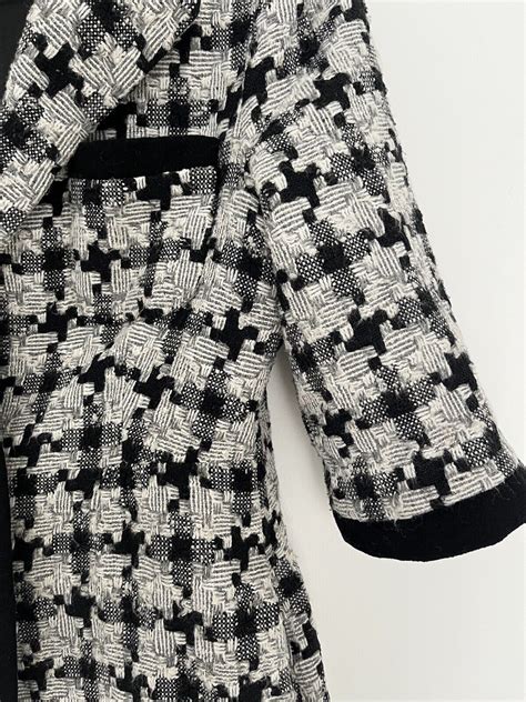 chanel tweed coat ebay